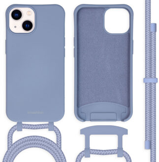 Imoshion Color Backcover met afneembaar koord voor de Apple iPhone 14 - Ash Blue Blauw