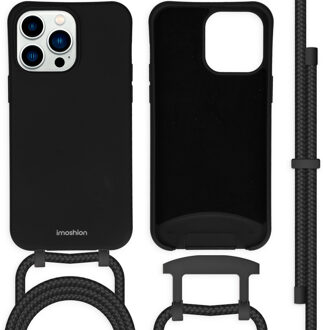 Imoshion Color Backcover met afneembaar koord voor de Apple iPhone 14 Pro Max - Zwart