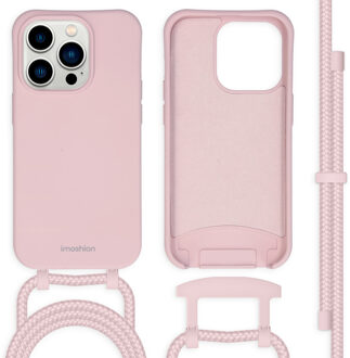 Imoshion Color Backcover met afneembaar koord voor de Apple iPhone 14 Pro - Roze