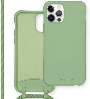 Imoshion Color Backcover met afneembaar koord voor de iPhone 12, iPhone 12 Pro - groen