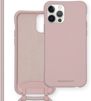 Imoshion Color Backcover met afneembaar koord voor de iPhone 12, iPhone 12 Pro - roze