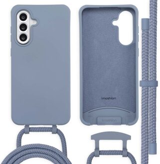 Imoshion Color Backcover met afneembaar koord voor de Samsung Galaxy A36 / A56 - Ash Blue Blauw