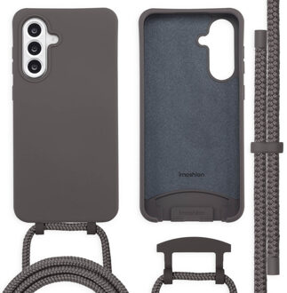 Imoshion Color Backcover met afneembaar koord voor de Samsung Galaxy A36 / A56 - Black Coffee Zwart