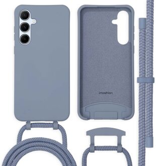 Imoshion Color Backcover met afneembaar koord voor de Samsung Galaxy A55 - Ash Blue Blauw