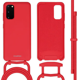 Imoshion Color Backcover met afneembaar koord voor de Samsung Galaxy S20 - Rood