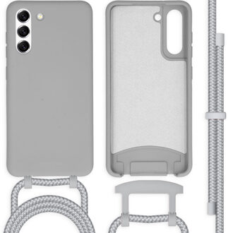 Imoshion Color Backcover met afneembaar koord voor de Samsung Galaxy S21 FE - Grijs