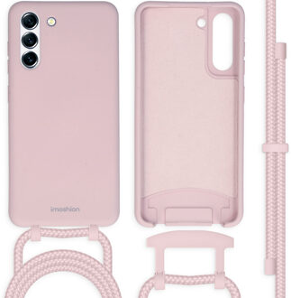 Imoshion Color Backcover met afneembaar koord voor de Samsung Galaxy S21 FE - Roze