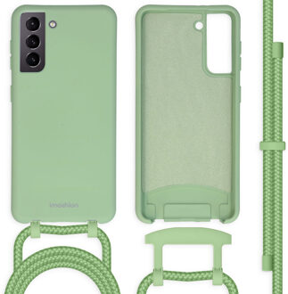 Imoshion Color Backcover met afneembaar koord voor de Samsung Galaxy S21 - Groen