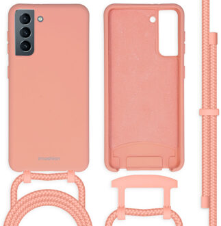 Imoshion Color Backcover met afneembaar koord voor de Samsung Galaxy S21 - Peach Oranje