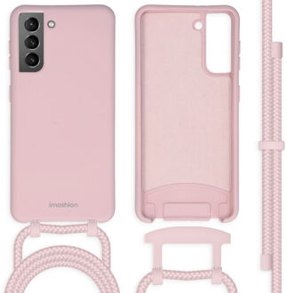 Imoshion Color Backcover met afneembaar koord voor de Samsung Galaxy S21 - Roze