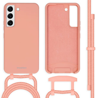 Imoshion Color Backcover met afneembaar koord voor de Samsung Galaxy S22 - Peach Oranje