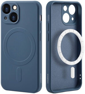 Imoshion Color Backcover met MagSafe voor de Apple iPhone 13 Mini - Donkerblauw