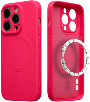Imoshion Color Backcover met MagSafe voor de Apple iPhone 15 Pro Max - Neon Pink Roze