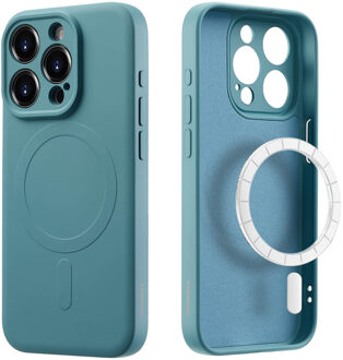 Imoshion Color Backcover met MagSafe voor de Apple iPhone 15 Pro - Smoke Green Turquoise