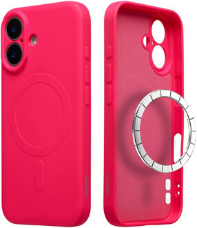 Imoshion Color Backcover met MagSafe voor de Apple iPhone 16 - Neon Pink Roze