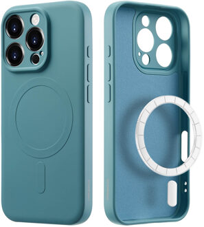 Imoshion Color Backcover met MagSafe voor de Apple iPhone 16 Pro Max - Smoke Green Turquoise