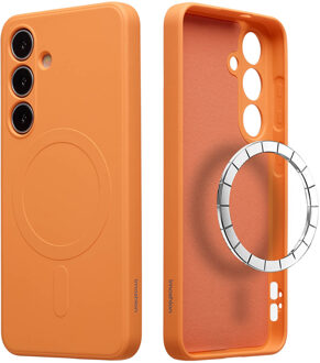 Imoshion Color Backcover met MagSafe voor de Samsung Galaxy S24 - Neon Orange Oranje
