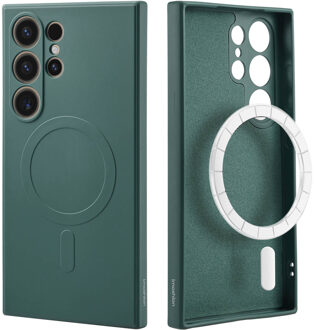 Imoshion Color Backcover met MagSafe voor de Samsung Galaxy S24 Ultra - Donkergroen