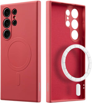 Imoshion Color Backcover met MagSafe voor de Samsung Galaxy S24 Ultra - Dusty Rose Roze