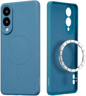 Imoshion Color Backcover met MagSafe voor de Samsung Galaxy S25 Edge - Donkerblauw