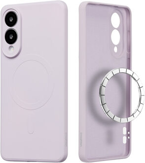 Imoshion Color Backcover met MagSafe voor de Samsung Galaxy S25 Edge - Paars