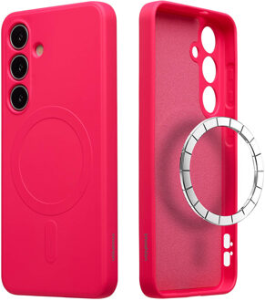 Imoshion Color Backcover met MagSafe voor de Samsung Galaxy S25 - Neon Pink Roze