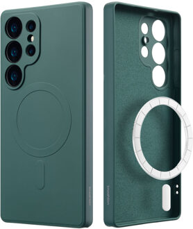 Imoshion Color Backcover met MagSafe voor de Samsung Galaxy S25 Ultra - Donkergroen