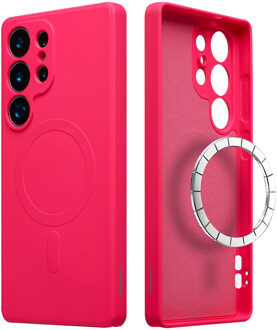 Imoshion Color Backcover met MagSafe voor de Samsung Galaxy S25 Ultra - Neon Pink Roze