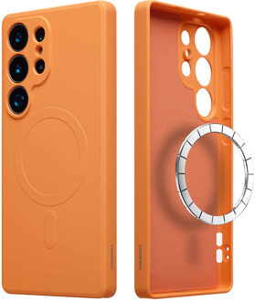 Imoshion Color Backcover met MagSafe voor de Samsung Galaxy S25 Ultra - Oranje
