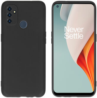 Imoshion Color Backcover OnePlus Nord N100 hoesje - Zwart