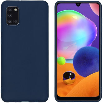 Imoshion Color Backcover Samsung Galaxy A31 hoesje - Donkerblauw