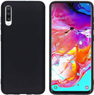 Imoshion Color Backcover Samsung Galaxy A70 hoesje - Zwart