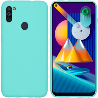 Imoshion Color Backcover Samsung Galaxy M11 / A11 hoesje - Mintgroen