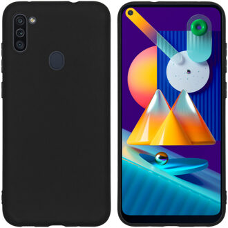 Imoshion Color Backcover Samsung Galaxy M11 / A11 hoesje - Zwart