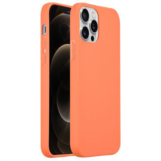 Imoshion Color Backcover voor de Apple iPhone 12 (Pro) - Apricot Crush Orange Oranje - 6.1