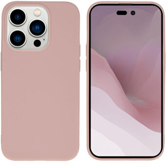 Imoshion Color Backcover voor de Apple iPhone 14 Pro - Dusty Pink Lichtroze