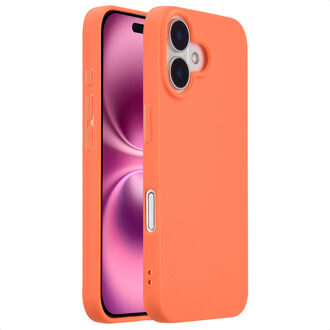 Imoshion Color Backcover voor de Apple iPhone 16 - Apricot Crush Orange Oranje