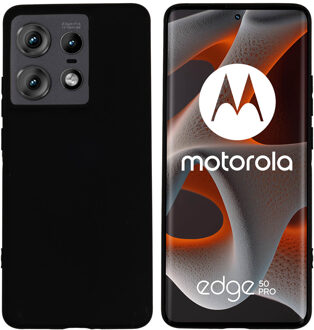 Imoshion Color Backcover voor de Motorola Edge 50 Pro - Zwart