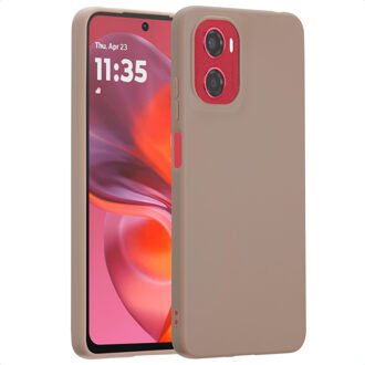 Imoshion Color Backcover voor de Motorola Moto G05 / E15 - Bruin