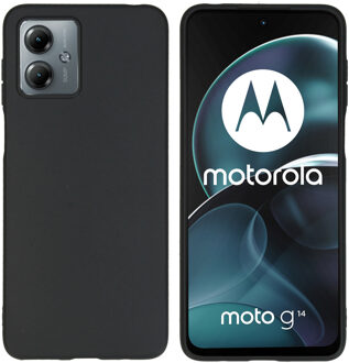 Imoshion Color Backcover voor de Motorola Moto G14 - Zwart
