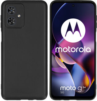Imoshion Color Backcover voor de Motorola Moto G54 - Zwart