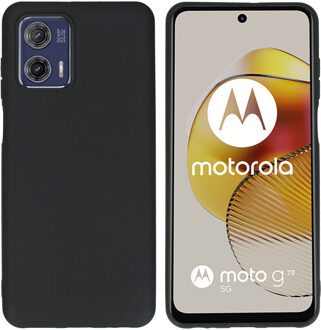 Imoshion Color Backcover voor de Motorola Moto G73 - Zwart