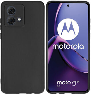 Imoshion Color Backcover voor de Motorola Moto G84 - Zwart