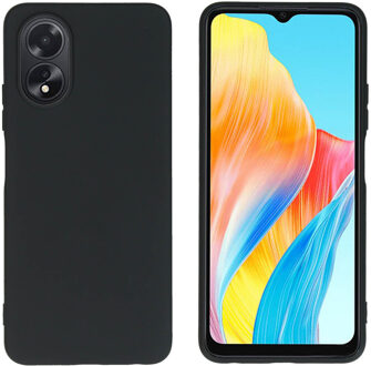 Imoshion Color Backcover voor de Oppo A18 / Oppo A38 - Zwart