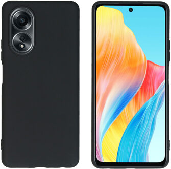 Imoshion Color Backcover voor de Oppo A58 - Zwart