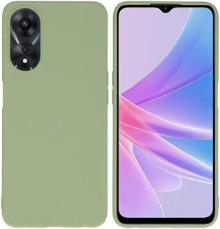 Imoshion Color Backcover voor de Oppo A78 (4G) - Olive Green Groen