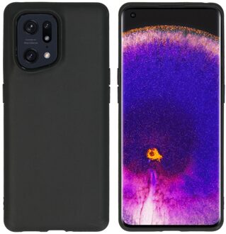 Imoshion Color Backcover voor de Oppo Find X5 5G - Zwart