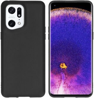 Imoshion Color Backcover voor de Oppo Find X5 Pro 5G - Zwart