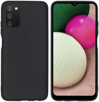 Imoshion Color Backcover voor de Samsung Galaxy A03s - Zwart