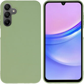 Imoshion Color Backcover voor de Samsung Galaxy A15 (5G/4G) - Olive Green Groen